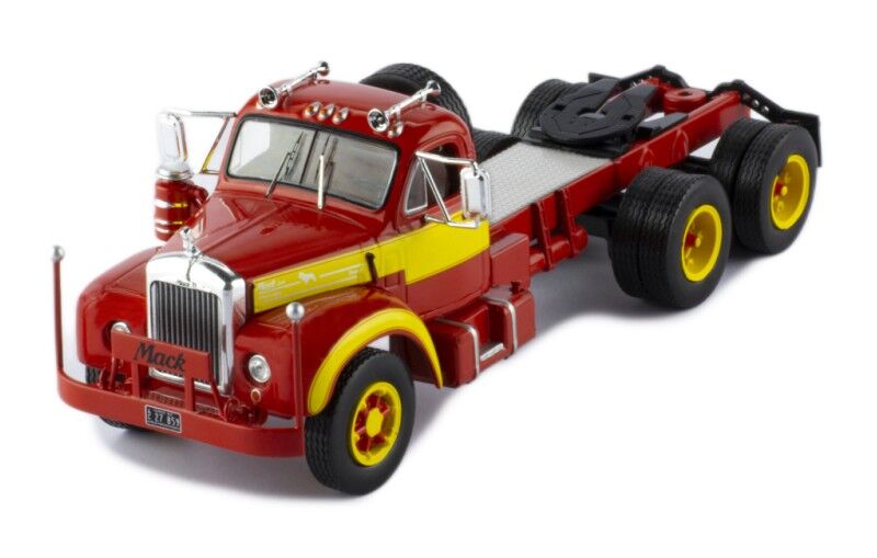 IXO Models 1/43 Mack B 61 1953 Red And Yellow