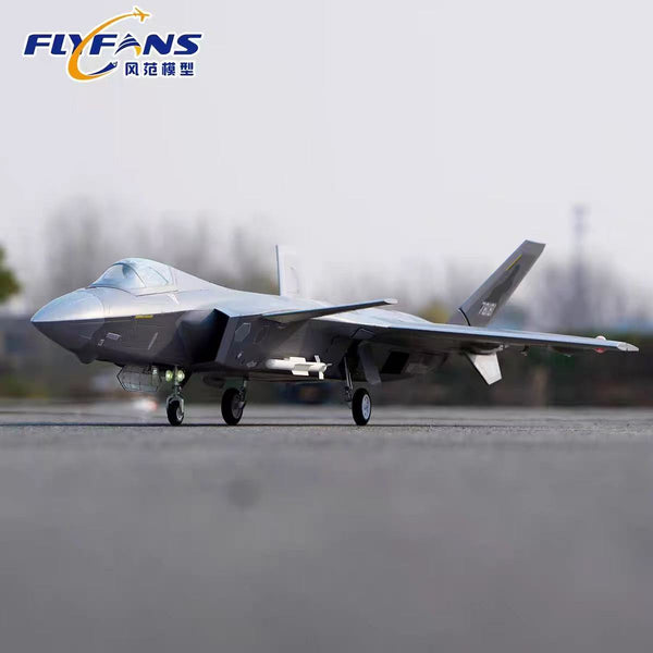 FlyFans J-20B V2 Twin 70mm (with Flight Controller/Gyro) EDF Jet PNP FFJ20B918