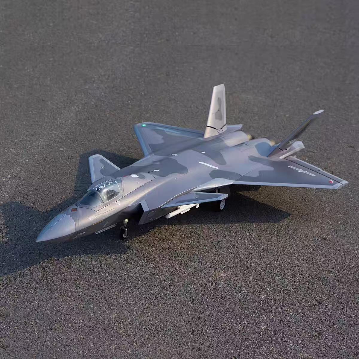 FlyFans J-20B V2 Twin 70mm (with Flight Controller/Gyro) EDF Jet PNP FFJ20B918 Flyfans