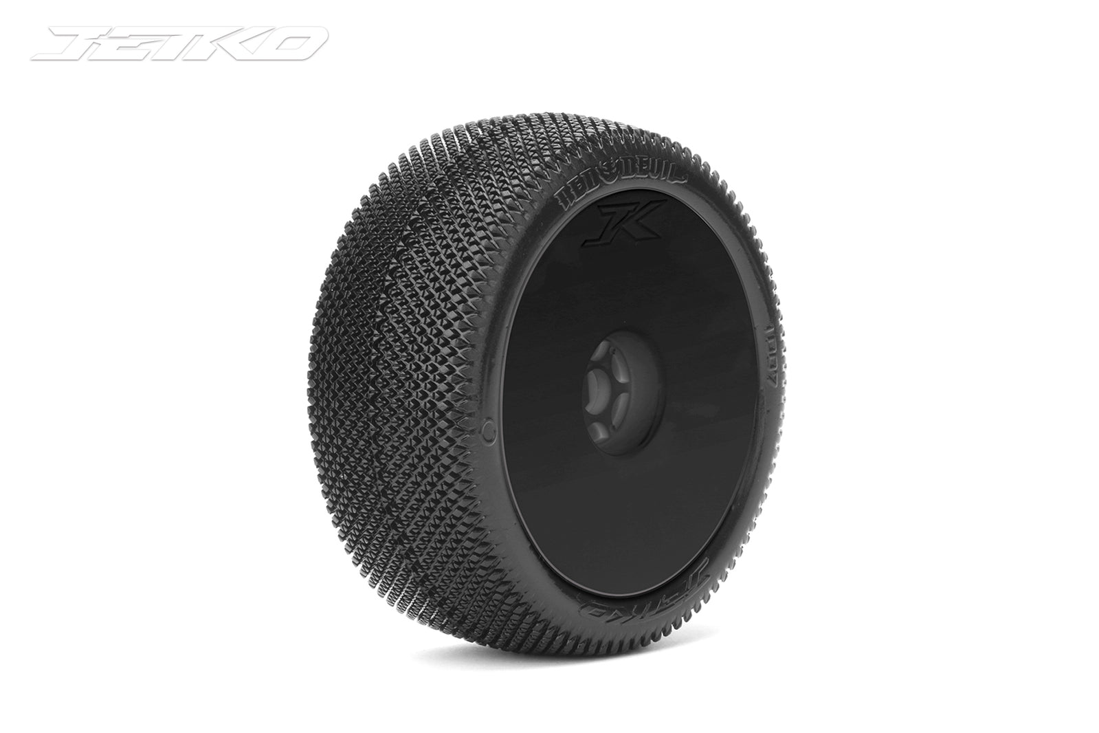 JKO1007DWUSG Jetko 1/8 RED DEVIL Buggy Tyres (Dish/White Rim/Ultra Soft) (2pcs) [1007DWUSG] Jetko