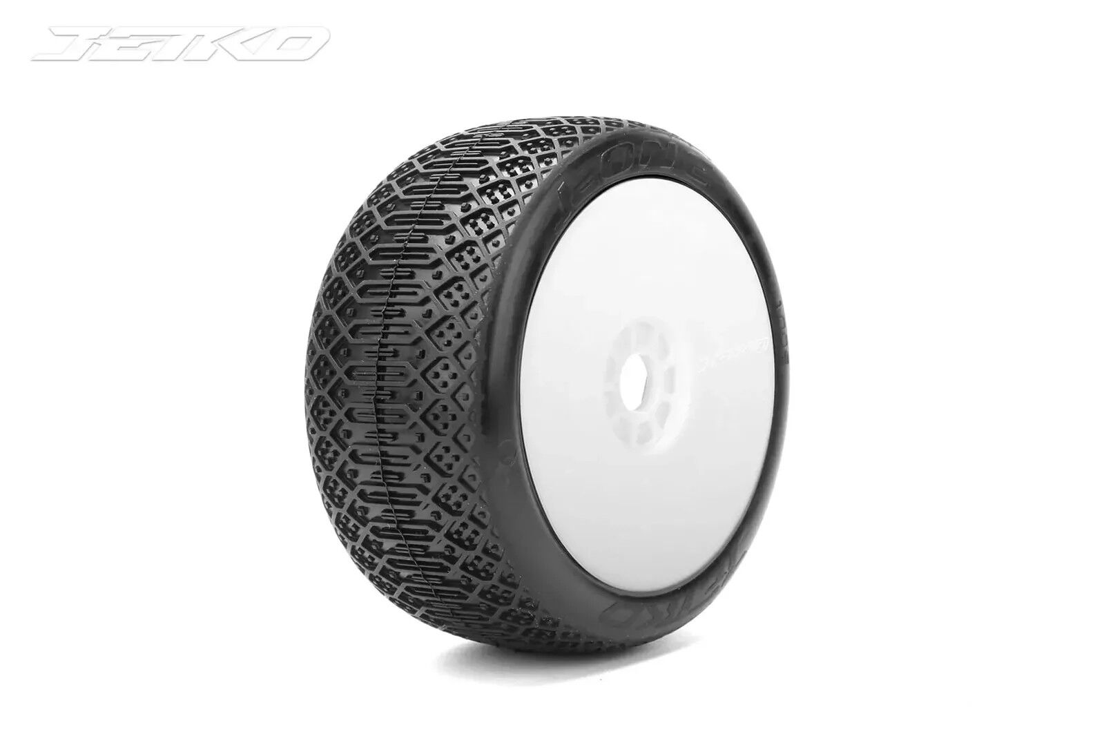 Jetko J-ONE 1/8Buggy/Dish/White Rim/Ultra Soft/Glued/Belted
