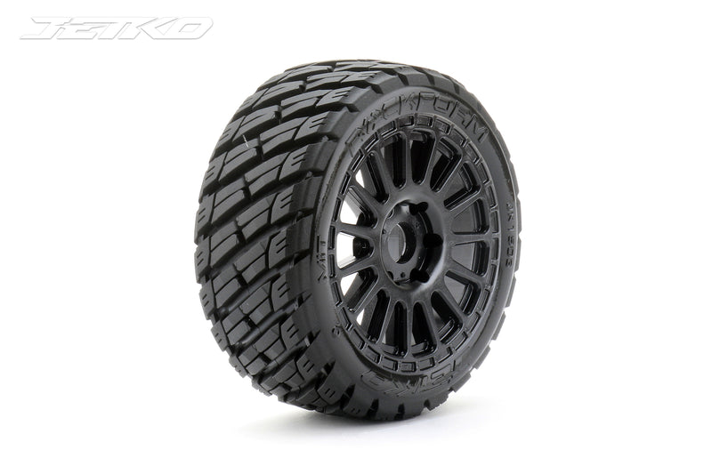 JKO1503RBMSGB Jetko 1/8 Buggy EX-ROCKFORM Tyres (Radial Rim/Black/Medium Soft/Belted) [1503RBMSGB]