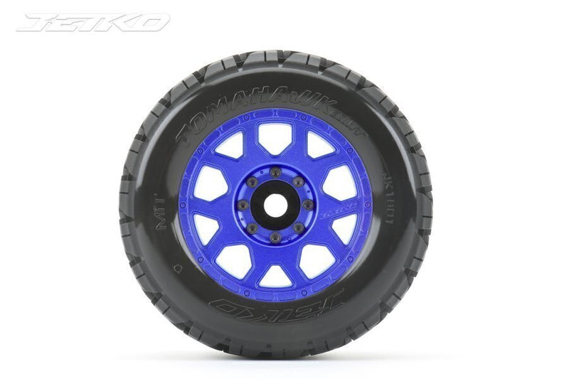 JKO1801CLMSGB Jetko 1/8 MT 3.8 EX-TOMAHAWK/Claw Rim/Metal Blue/Medium Soft/Glued/Blted