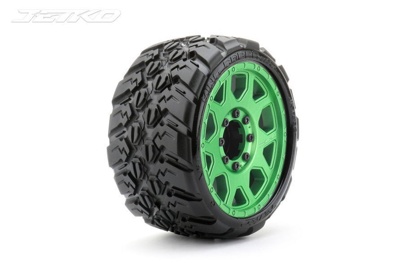 JKO1802CGMSGB Jetko 1/8 MT 3.8 EX-KING COBRA/Claw Rim/Metal Green/Medium Soft/Glued/Blted