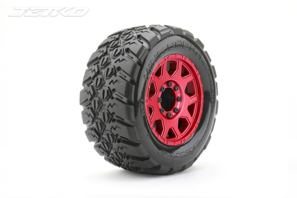 JKO1802CRMSGB Jetko 1/8 MT 3.8 EX-KING COBRA/Claw Rim/Metal RED/Medium Soft/Glued/Blted