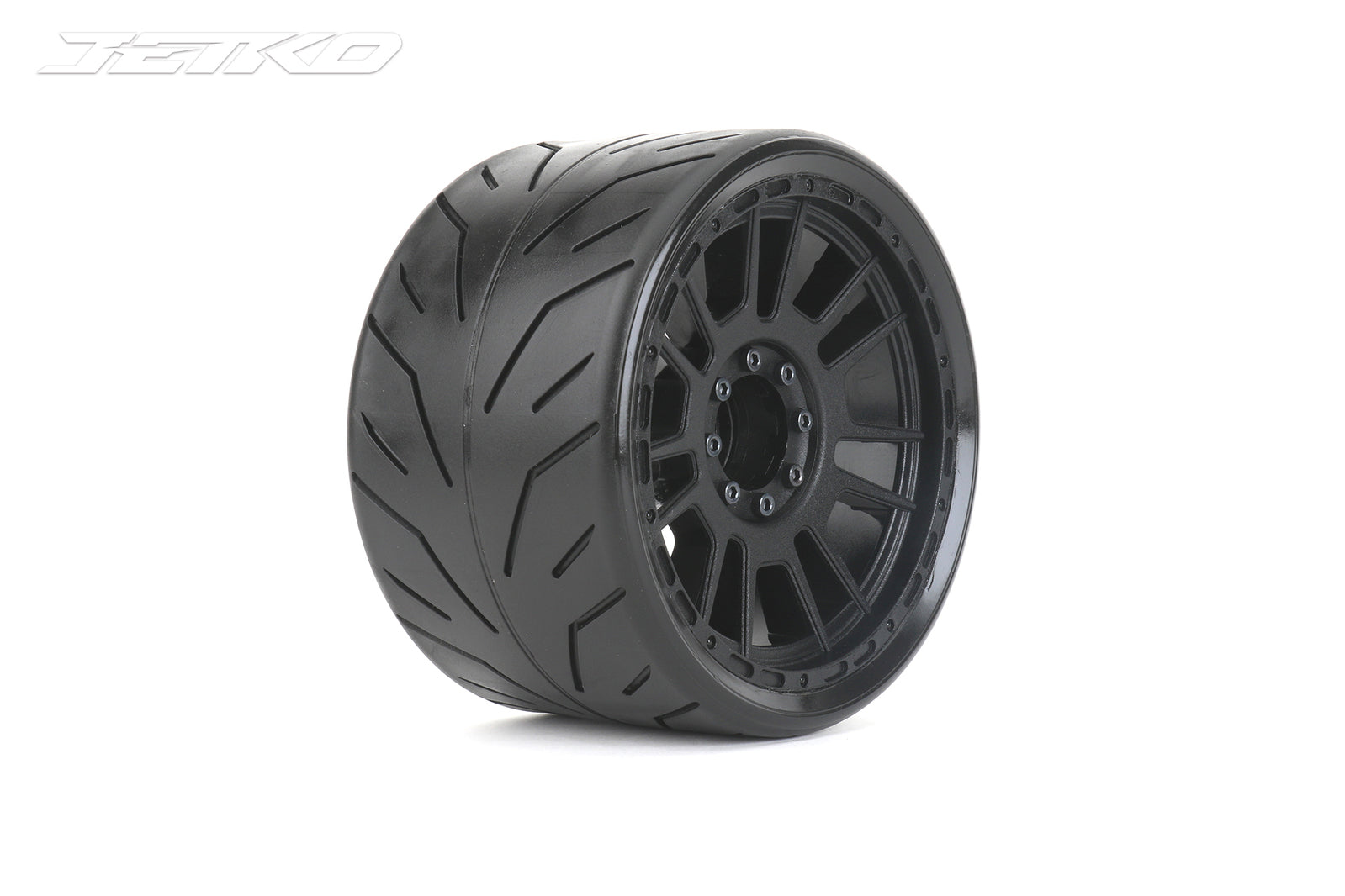 JKO1901CBMSGBB2 Jetko 1/8 SMT 4.0 BLACK PHOENIX Tyres (Claw Rim/Black/Med Soft/Belted/17mm 1/2 o/s) [1901CBMSGBB2] Jetko