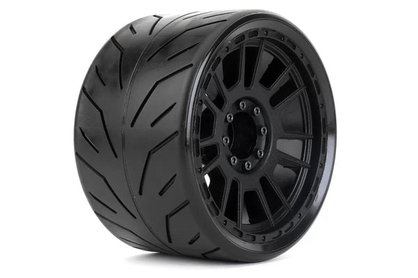 JKO1901CBMSGB Jetko 1/8 SMT 4.0 Tire-BLACK PHOENIX/Claw Rim/Black/Medium Soft/Glued/Blted