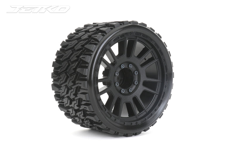 JKO1902CBMSGBB1 Jetko 1/8 SMT 4.0 PROPHET Tyres (Claw Rim/Black/Medium Soft/Belted/17mm 0 o/s) [1902CBMSGBB1]