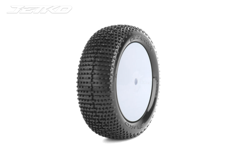 JKO2008DWSSG Jetko 1/10 Buggy 2WD Front-DESIRER/Dish/White Rim/Super Soft [2008DWSSG]