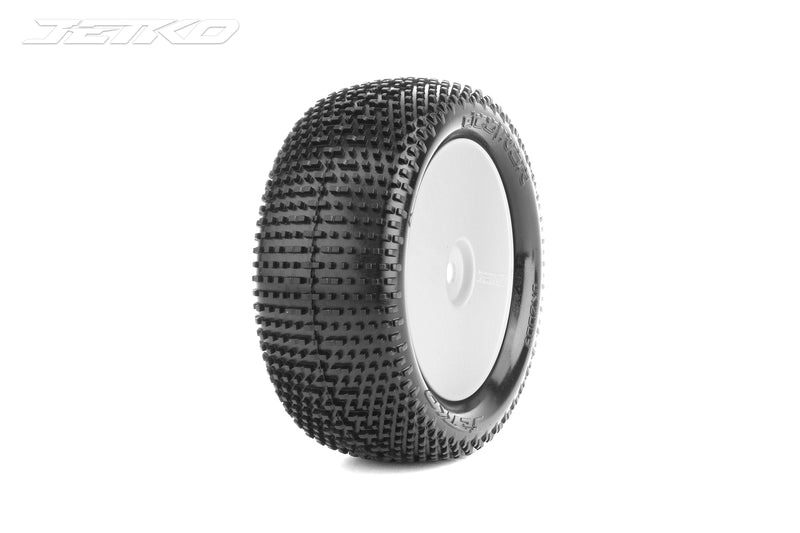 JKO2009DWSSG Jetko 1/10 Buggy 4WD Front-DESIRER/Dish/White Rim/Super Soft [2009DWSSG]