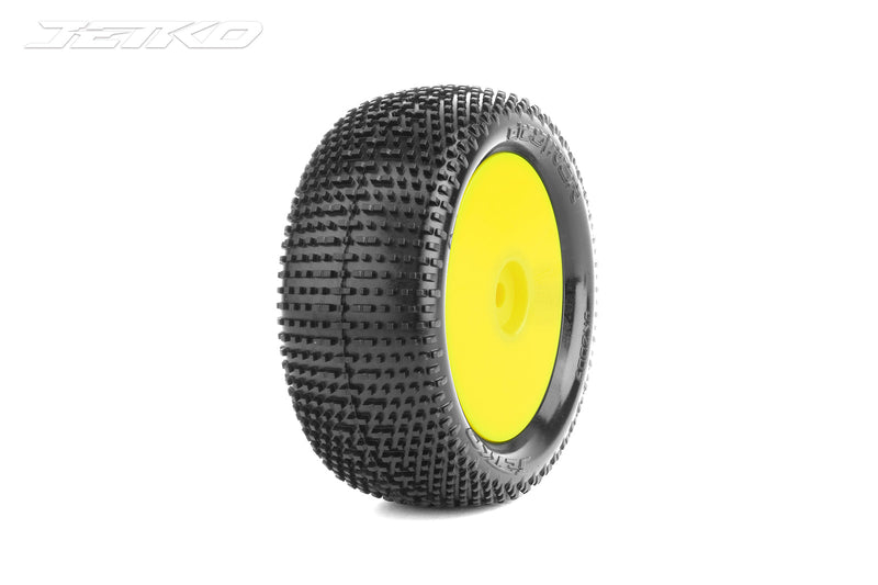 JKO2009DYUSG Jetko 1/10 Buggy 4WD Front-DESIRER/Dish/Yellow Rim/Ultra Soft [2009DYUSG] Jetko
