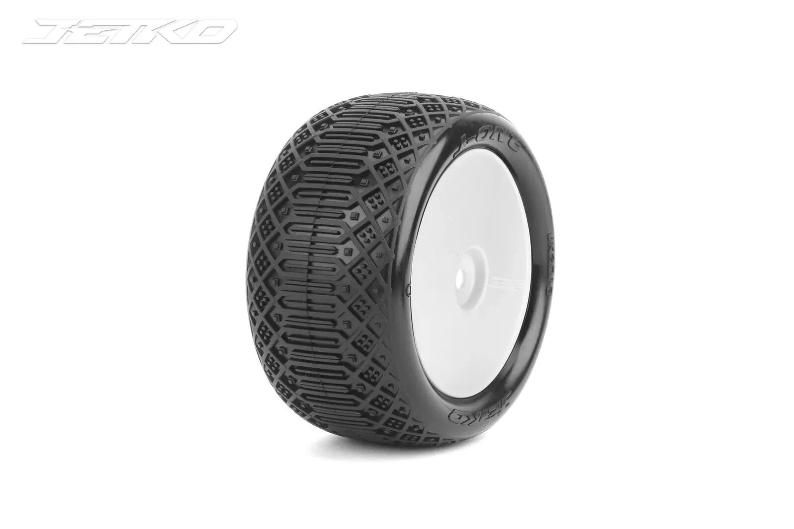 Jetko 1/10 Buggy 2&4WD Rear-J-one/Dish/White Rim/Super Soft/Glued