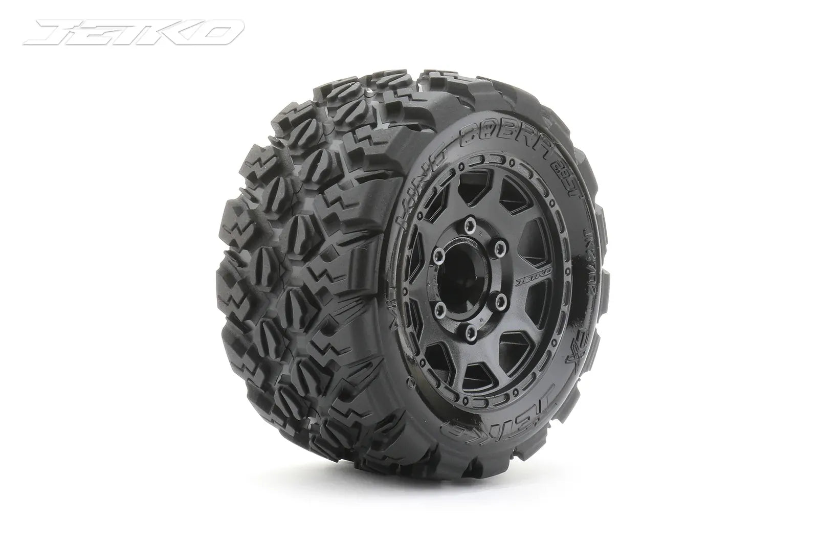 Jetko 1/10 ST 2.8 EX-KING COBRA/Claw Rim/Black/Medium Soft/Glued (All Offsets )
