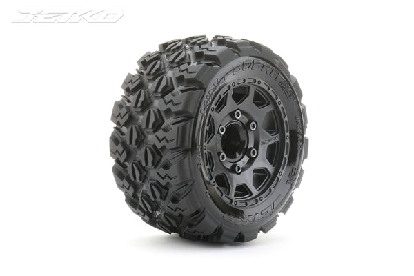 JKO2702CBMSGNB1 Jetko 1/10 ST 2.8 EX-KING COBRA Tyres (Claw Rim/Black/Medium Soft/12mm 0 o/s) [2702CBMSGNB1]