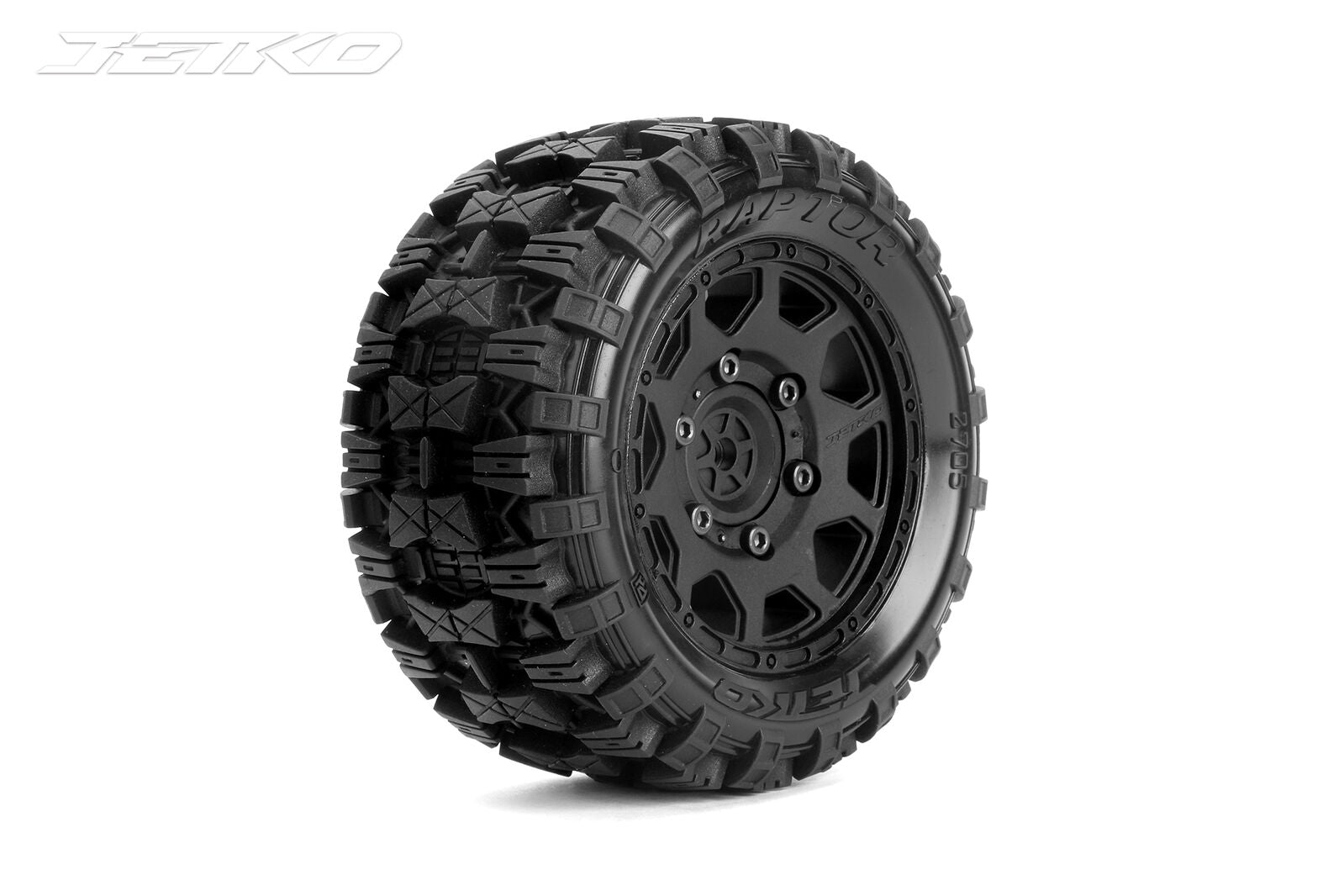Jetko 1/10 ST 2.8 EX-RAPTOR/Claw Rim/Black/Medium Soft/Glued/Belted
