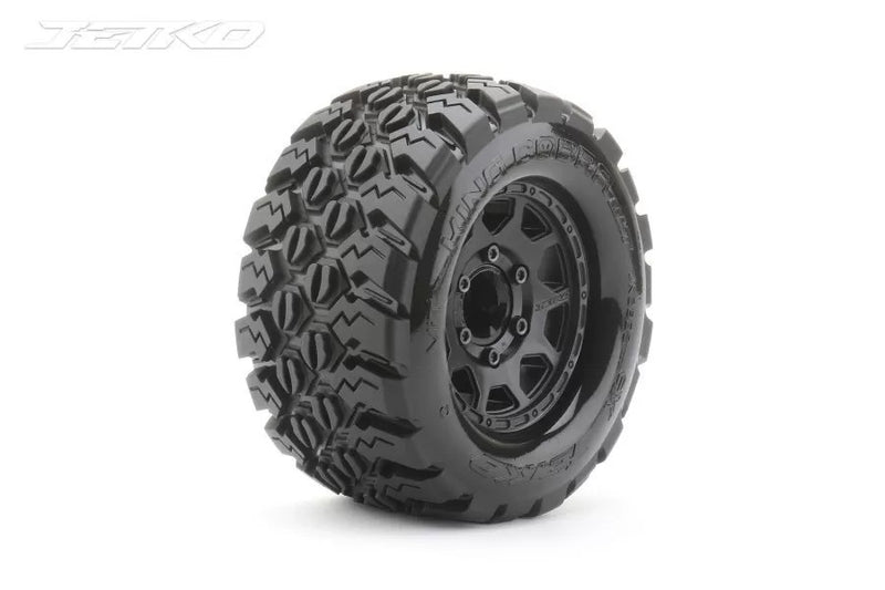 JKO2802CBMSGN Jetko 1/10 MT 2.8 EX-KING COBRA/Claw Rim/Black/Medium Soft/Glued