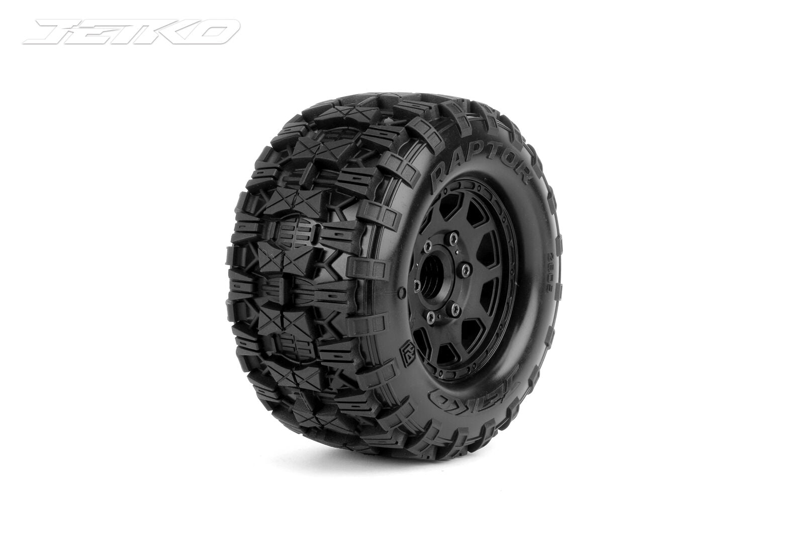 Jetko 1/10 MT 2.8 EX-RAPTOR/Claw Rim/Black/Medium Soft/Glued/Belted