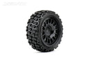 JKO3202CBSSG Jetko 1/10 Rally COURAGIA Tyres (Claw Rim/Black/Super Soft) (4pcs) [3202CBSSG] Jetko