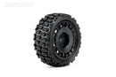 JKO3202RBSSG Jetko 1/10 Rally COURAGIA Tyres (Radial Rim/Black/Super Soft) (4pcs) [3202RBSSG] Jetko
