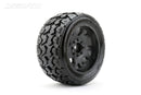 JKO5801CBMSGBB2 Jetko 1/5 XMT EX-TOMAHAWK Tyres (Claw Rim/Black/Medium Soft/Belted/24mm) [5801CBMSGBB2] Jetko
