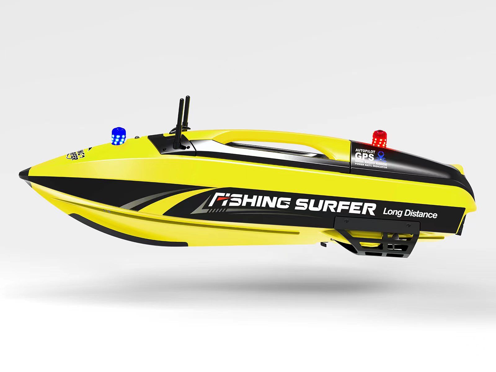 Joysway Fishing Surfer V2 Surfcasting Bait Boat GPS 850mm RTR - Yellow