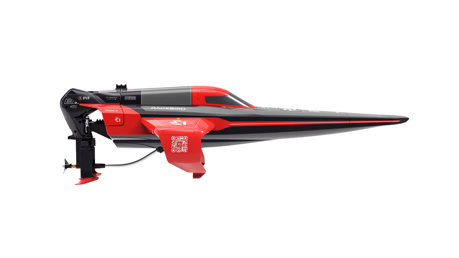 Joysway E1 RaceBird 1:14 Hydrofoil 545mm Brushed 25km/h RTR Speedboat - Coral