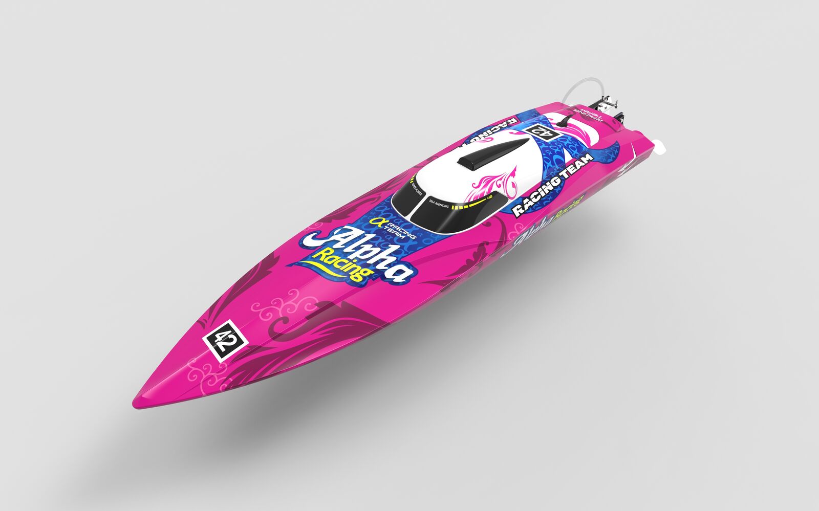 Joysway Alpha V2 Self-Righting Brushless 1050mm 60km/h ARTR Speedboat