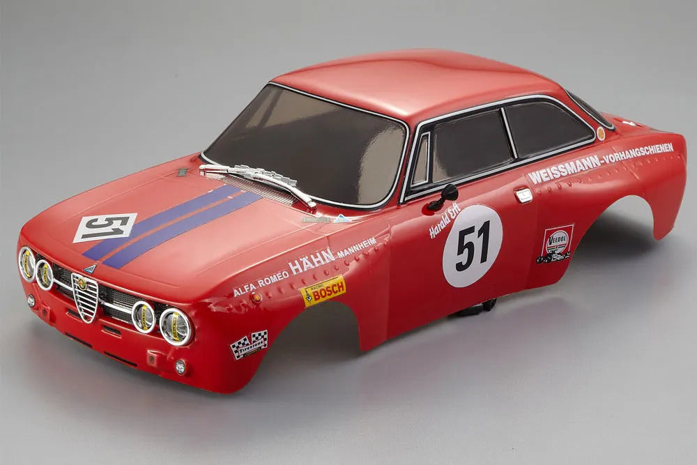 KILLERBODY ALFA ROMEO 2000 GTAM 190MM FINISHED BODY RED Killer Bodies