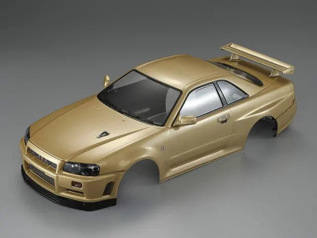 KILLERBODY NISSAN SKYLINE R34 195MM FINISHED BODY-GOLD Killer Bodies