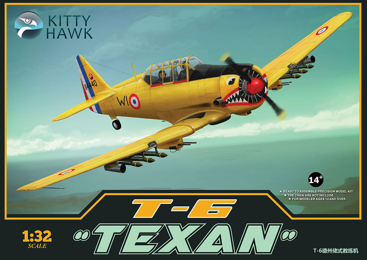 Kitty Hawk 1/32 Harvard II Plastic Model Kit
