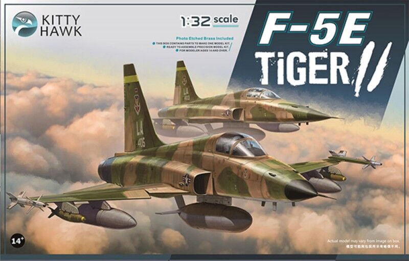 Kitty Hawk 1/32 F-5E "Tiger II" Plastic Model Kit