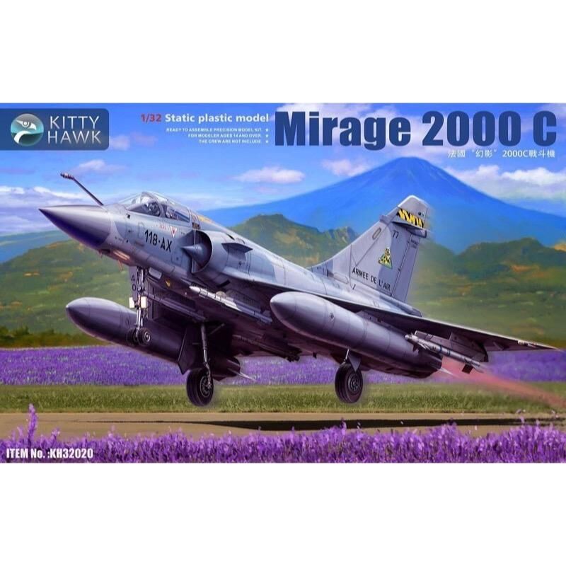 Kitty Hawk 1/32 Mirage 2000 C Plastic Model Kit