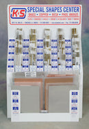 K&S 5500 SMALL STRUCTURAL SHAPES ASSORTMENT WITH DISPLAY K&S METALS