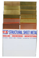 K&S 6400 SHEET METAL ASSORTMENT WITH DISPLAY RACK K&S METALS