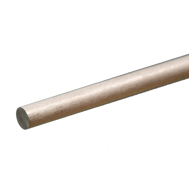 K&S 83044 SOLID ALUMINUM ROD (12IN LENGTHS) 3/16IN  (1 ROD PER CARD) K&S METALS