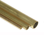 K&S 9836 THIN WALL BRASS TUBE  (300MM LENGTHS) 4MM OD X .225MM WALL (3 PIECE