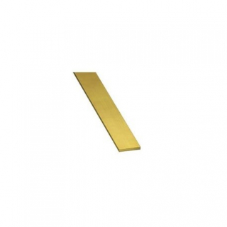 K&S 9840 BRASS STRIP  (300MM LENGTHS) .5MM THK X 6MM WIDE (3 PC)