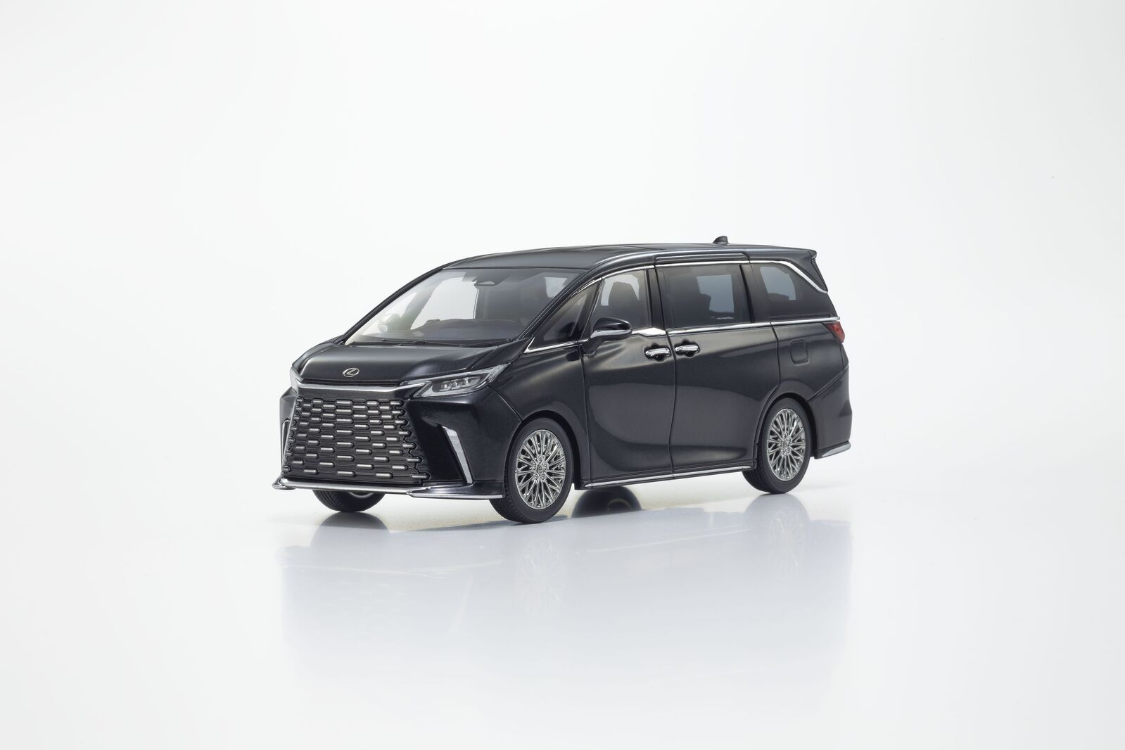 Kyosho 1/43 LEXUS LM 500h Graphite Black Glass Flake  4 Seats/Black Diecast Model Car