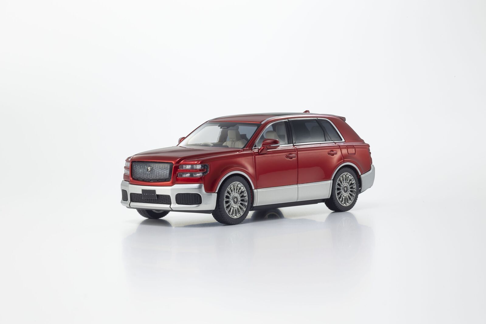 Kyosho 1/43 Toyota Century Glory Red/Silver Diecast Model Car