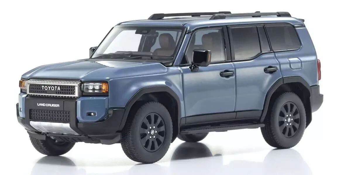 Kyosho Original 1/43 Toyota Land Cruiser 250 (Smoky Blue) Diecast Model Car