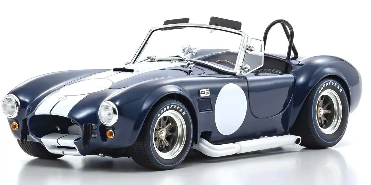 Kyosho Original 1/18 Shelby Cobra 427 S/C (Dark Blue) Diecast Model Car