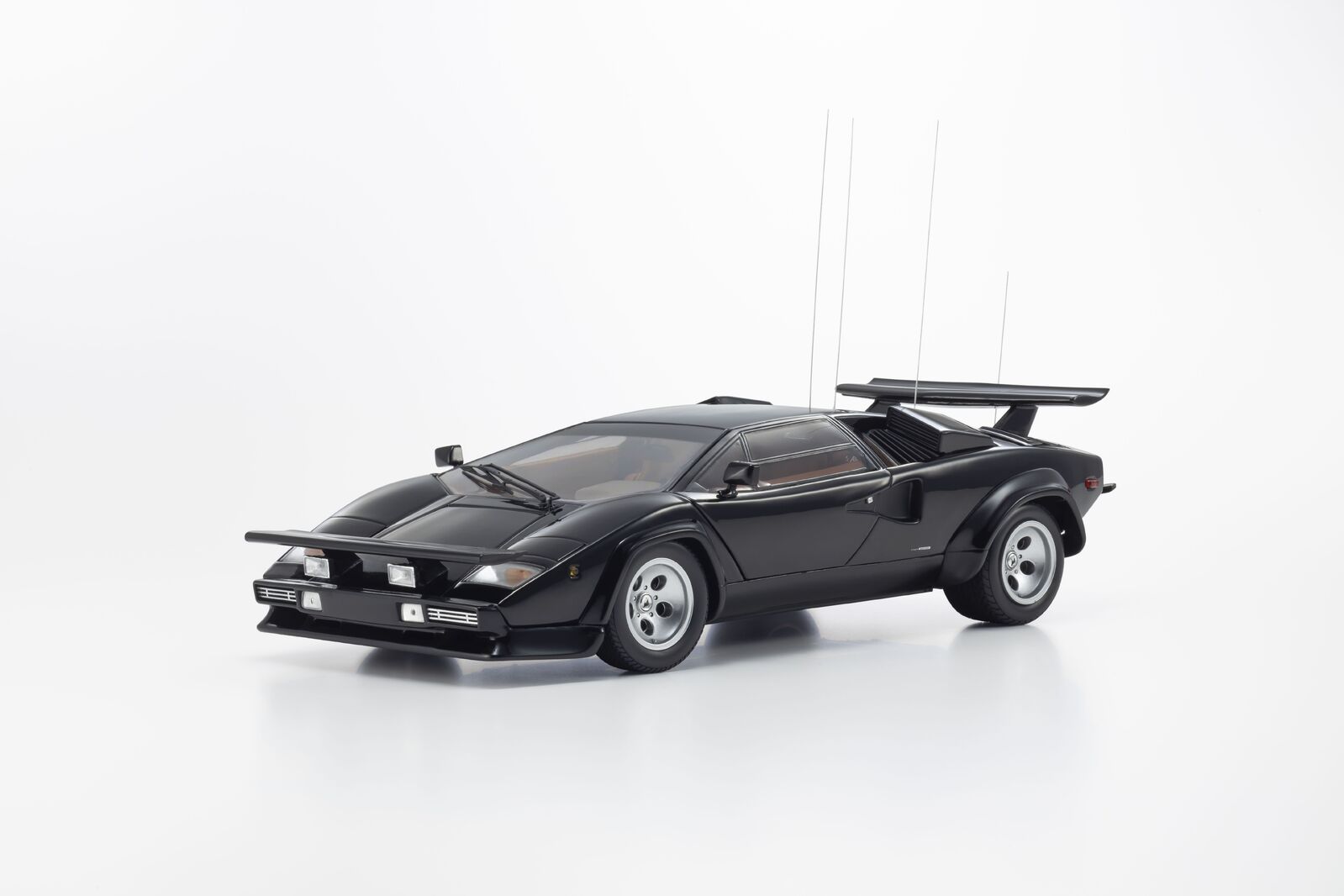 Kyosho 1/18 Lamborghini Countach LP 400 S "The Cannonball Run" -Black- Diecast Model Car