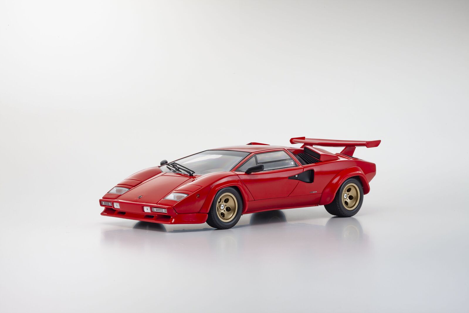 Kyosho 1/18 Lamborghini Countach LP 5000 Quattrovalvole -Red/Black interior- Diecast Model Car