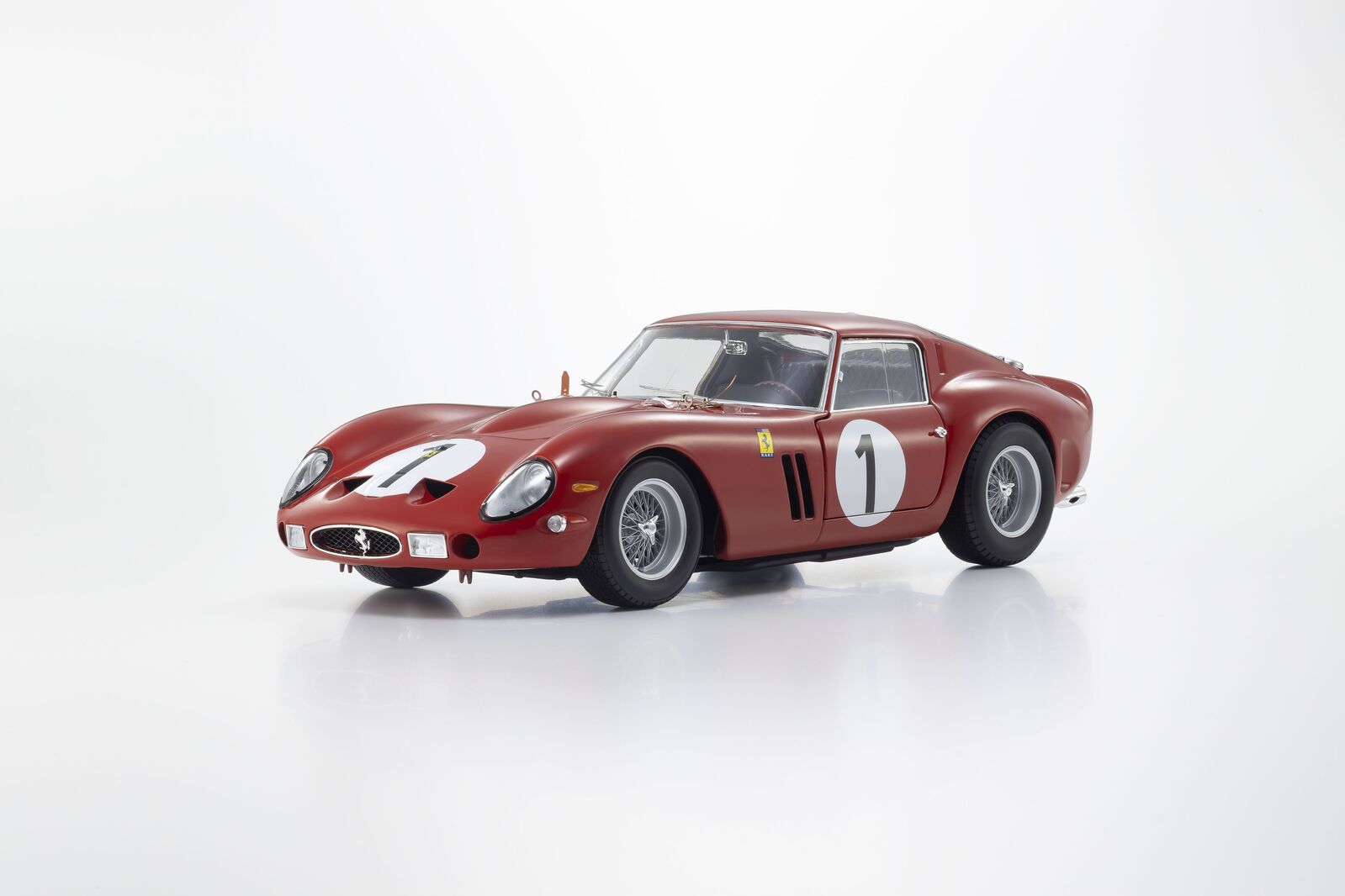 Kyosho Original 1/18 Ferrari 250GTO 1000km Paris Montlhery 3987GT 1962 #24 (Red) Diecast Model Car