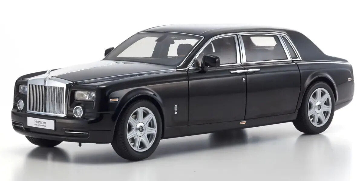 Kyosho 1/18 Rolls-Royce Phantom EWB (Black) Diecast Model Car