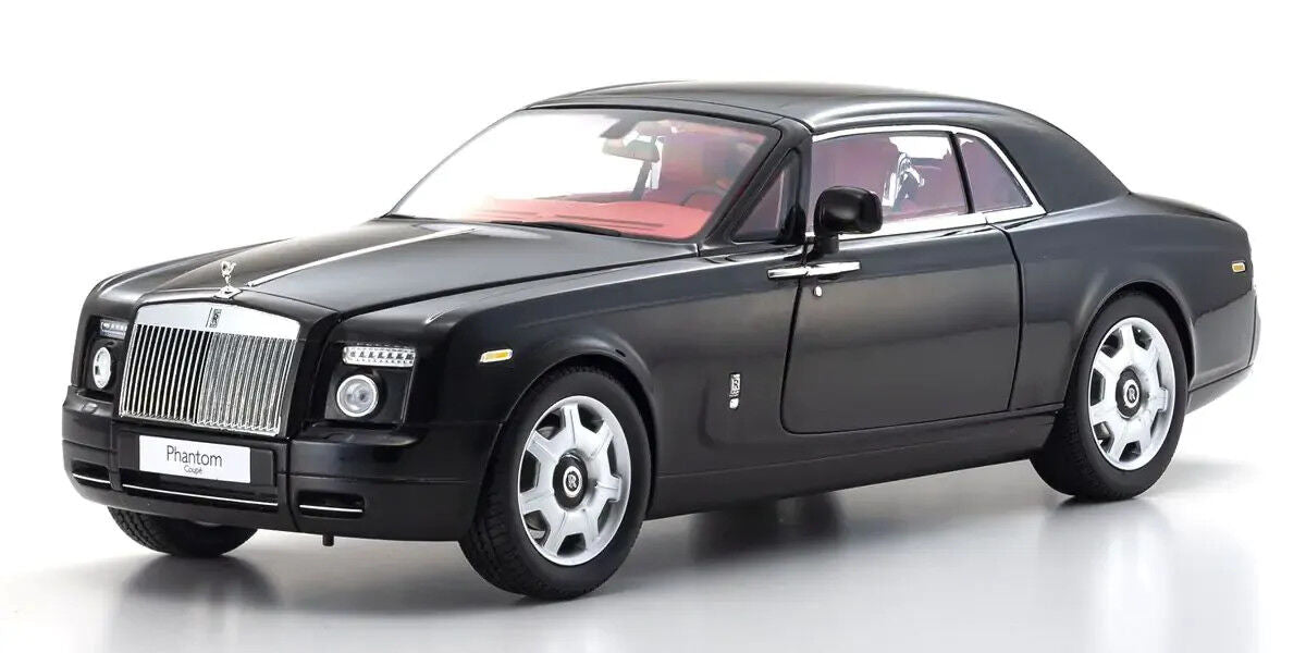Kyosho 1/18 Rolls-Royce Phantom Coupe Diamond Black Diecast Model Car