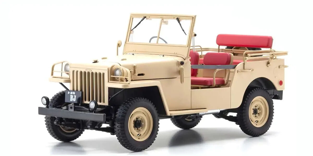 Kyosho Original 1/18 Toyota Land Cruiser BJ Beige Diecast Model Car