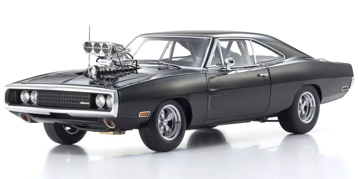 Kyosho 1/18 Dodge Charger R/T 1970 "Fast & Furious" (Black) Diecast Model Car