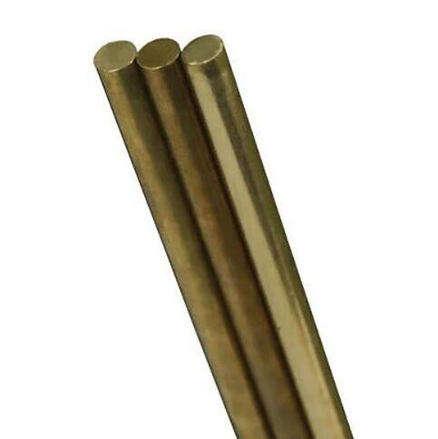 K&S Brass Rod 0.5 x 1000mm (5 Packs of 5 Rods)