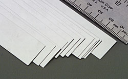 K&S Stainless Steel Strip 0.025 x 1/2 x 12" (1)